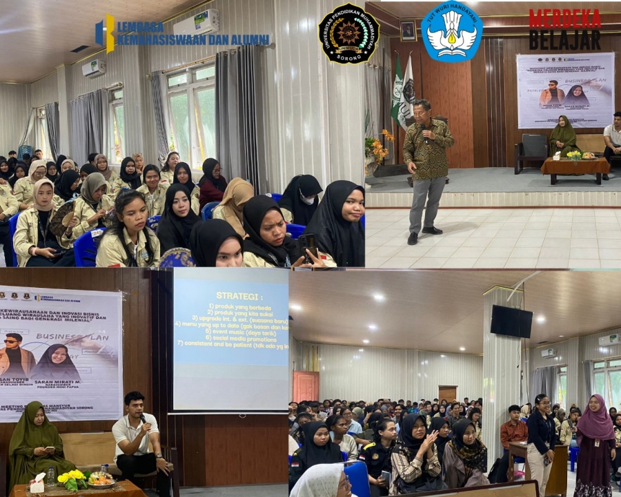 Bidang Pusat Karier Mahasiswa dan Alumni Sukses Gelar Workshop Kewirausahaan dan Inovasi Bisnis : Menghadirkan 2 Pengusaha Sukses yang telah menghasilkan Omset 1 Milyar dalam Setahun