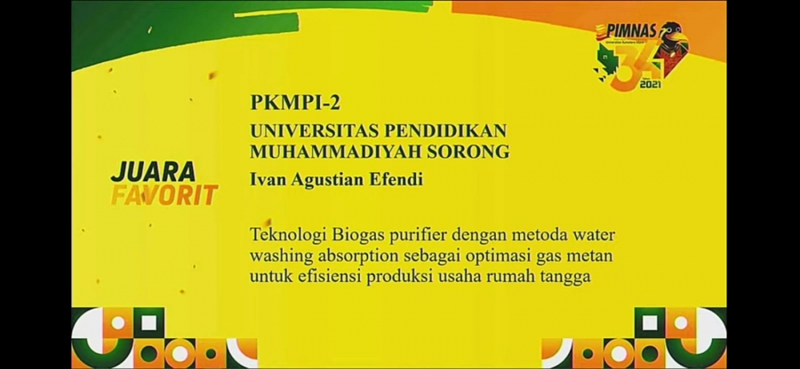 UNIMUDA Sorong Juara Favorit PKM 2021